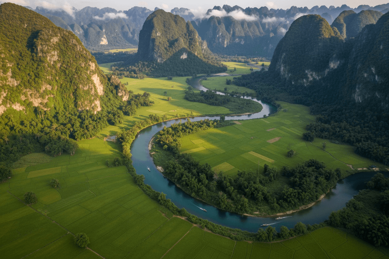 Nam Song river valley
